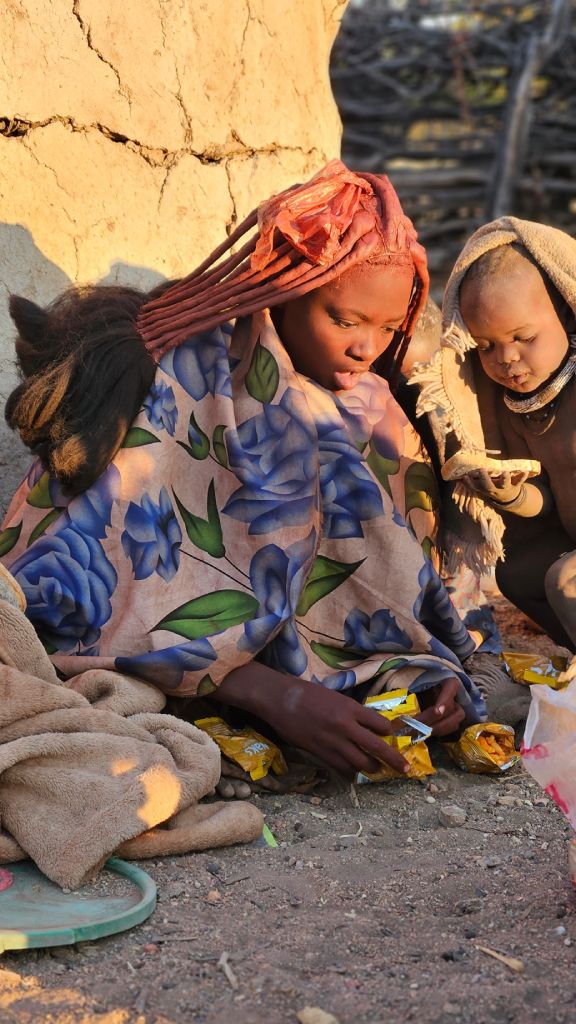 Himba_village_girls